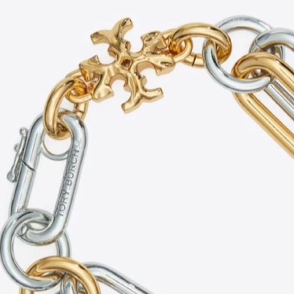 Sold out tory  Burch Roxanne Mixed chain Bracelet - Picture 3 of 5